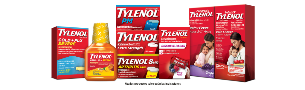 Imágenes de productos Tylenol