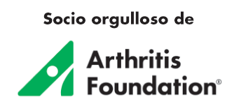 Logotipo de la Arthritis Foundation, organización sin fines de lucro dedicada a la prevención, el control y la cura de la artritis.